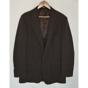 Oakton Ltd Mens Wool Tweed Blazer Sport Coat Jacket, 42L